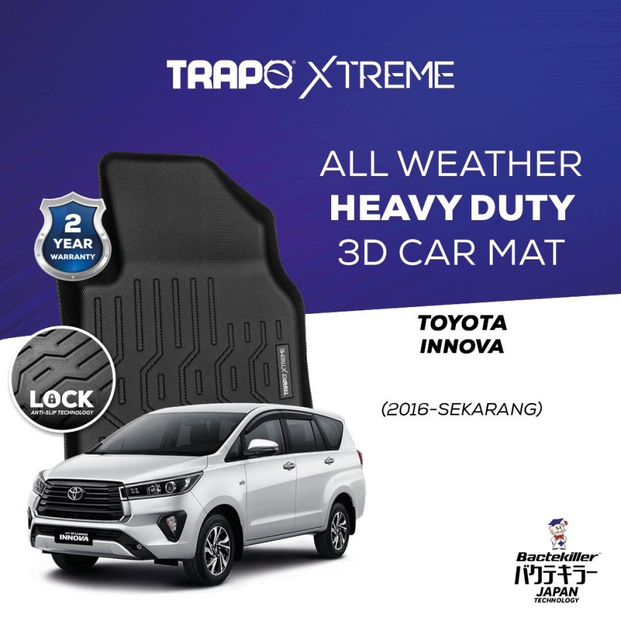 Karpet 3D Trapo Xtreme Toyota Innova (2016-Sekarang) Karpet 3D Innova Reborn