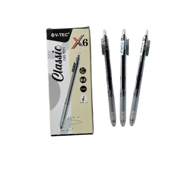 

pulpen ketik Vtec X6 / pen gel 0.5mm / pulpen classic Vtec X6
