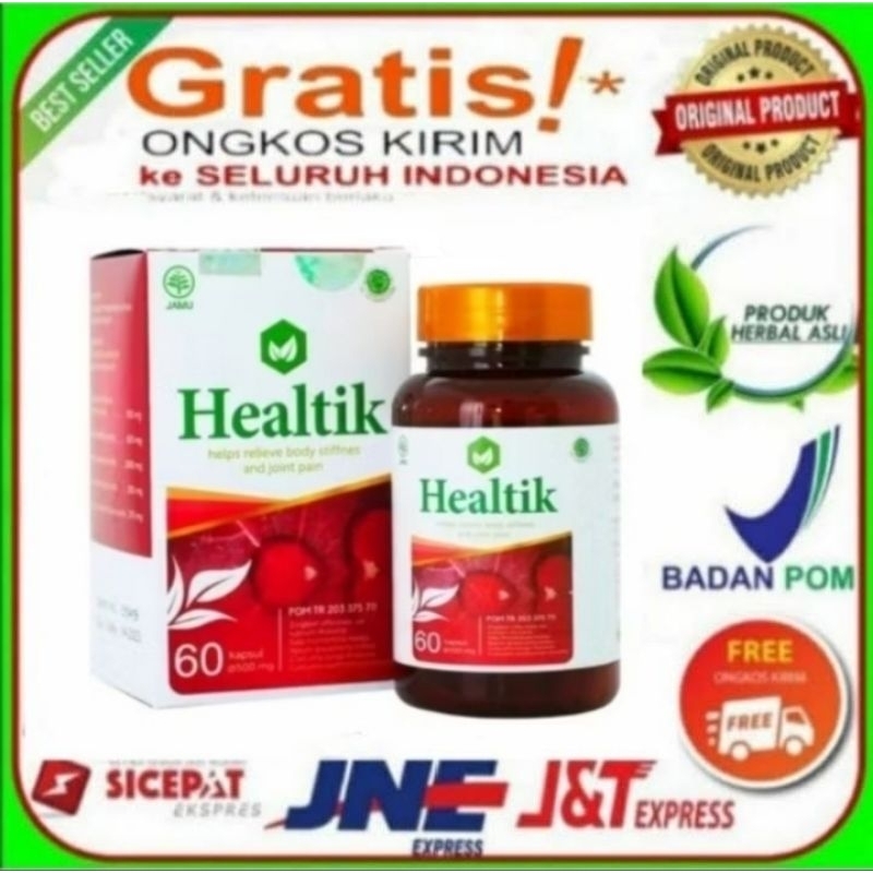 Healtik Obat Nyeri Sendi Healtik Original Herbal Rematik Dan Asam Urat Healtik Ampuh Bpom |