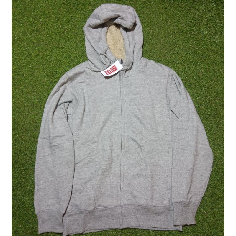 Hoodie UNIQLO sherpa original