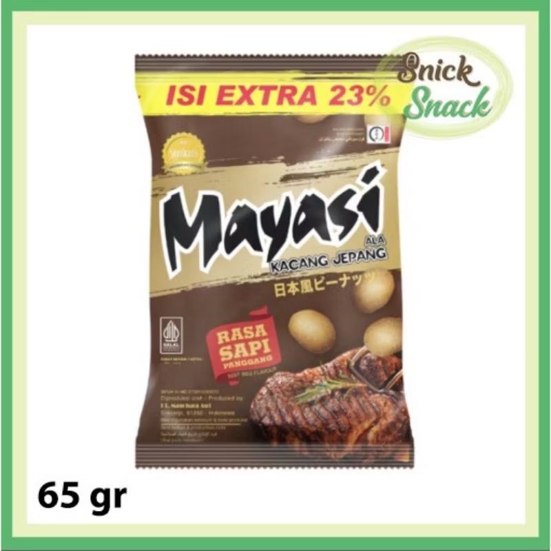 

Mayasi Kacang Jepang Rasa Sapi Panggang 65 gr