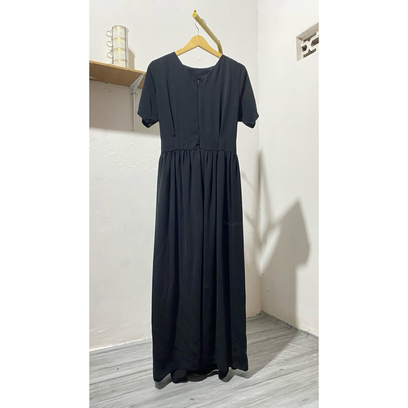 Preloved || Dress Panjang Hitam (Rubylicious)