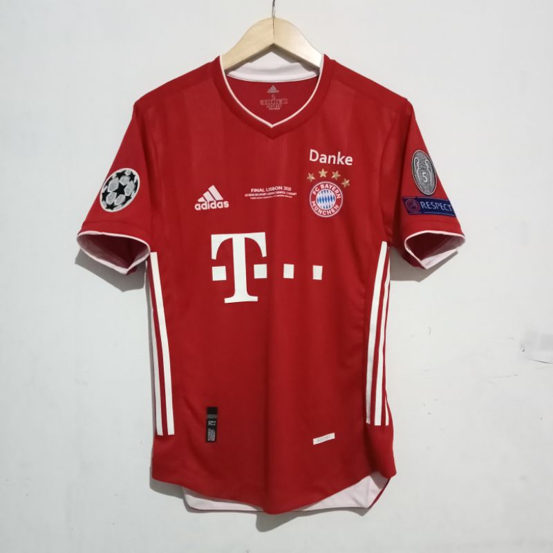 Jersey Player Issue Bayern Munchen 2020/2021 Nameset Lewandowski Final Lisbon