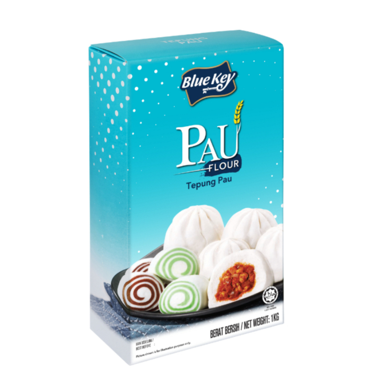 

Blue Key Pau Flour Tepung Pau 1kg Impor Malaysia HALAL