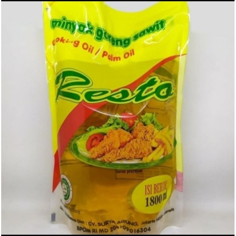 

MINYAK RESTO ukuran 1800ML