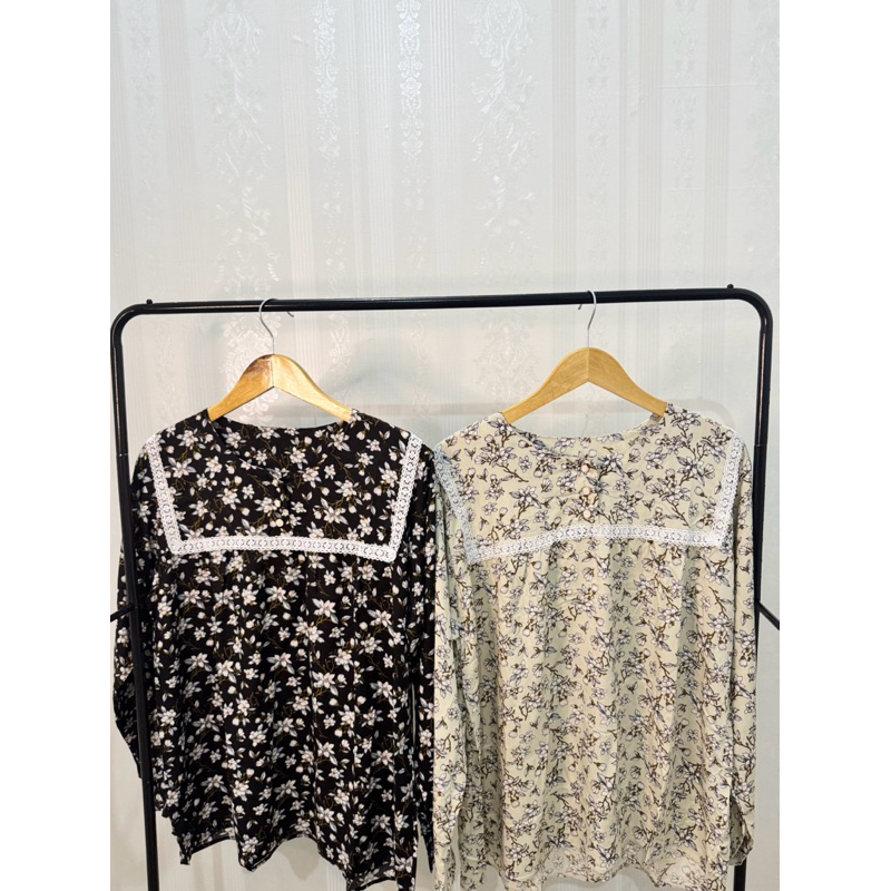 (SSS.id Collection) Yakuza Top Kemeja Tangan Panjang Wanita