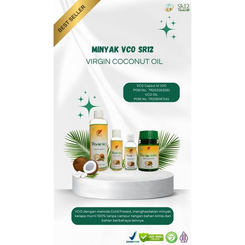 ABF - SR12 V-CO OIL | MINYAK KELAPA MURNI | BPOM | ORI