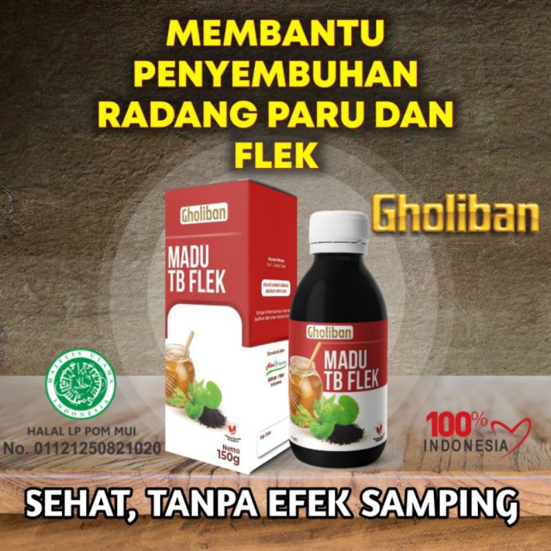 

Madu TB Flek Paru-Paru Gholiban 150g