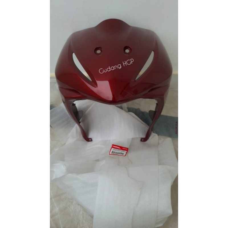 Cover Front EV RD MT Red Tameng Depan Revo 110 DX 2009-2010 Merah Bata  64500-KWW-A00ERM Honda Genui