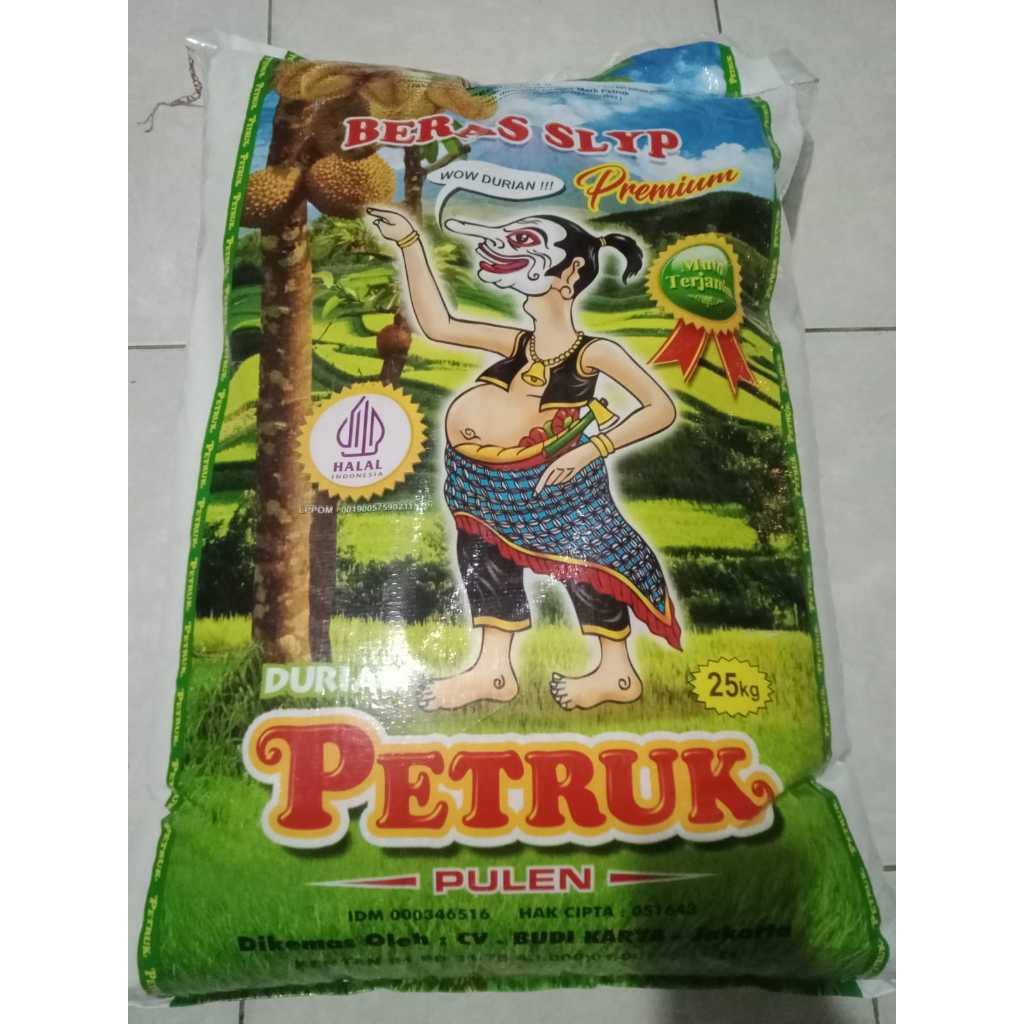 

Beras SLYP Premium Cap Petruk 1 kilogram