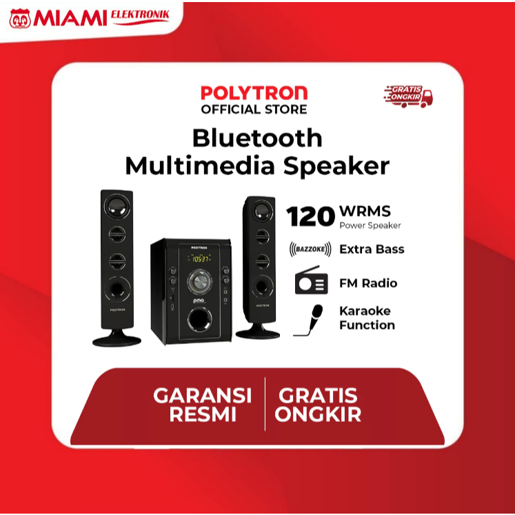 POLYTRON PMA 9526 /B / PMA9526 Multimedia Speaker