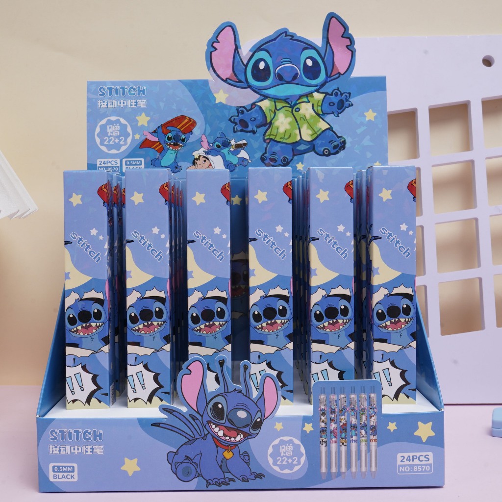 

{Lilo Stitch} Pen Gel Blind Box Lucu Imut Premium Karakter Lilo Stitch No. 8570