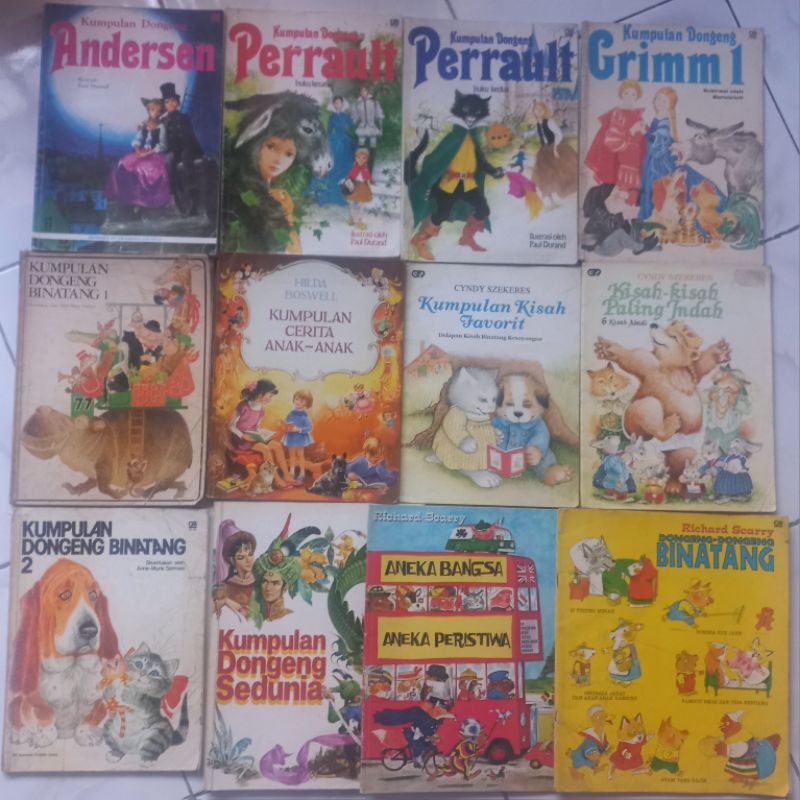 buku kumpulan dongeng cerita anak richard scarry hilda boswell andersen cyndy szekeres