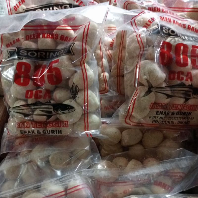 

bakso kering renyah enak kerasa ikan ya..