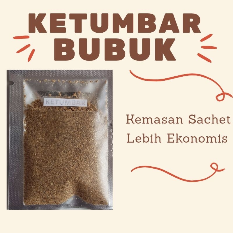 

Ketumbar Bubuk / Bumbu Rempah / Bumbu Dapur Sachet / Rempah-Rempah Sachet Ekonomis 5 gram / Bumbu Kemasan Sachet