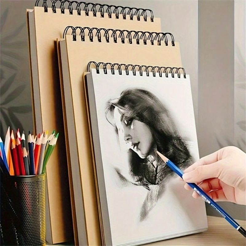 Watercolor Paper Sketchbook Ring Spiral 250 Gsm Ukuran A4  Alat Menggambar