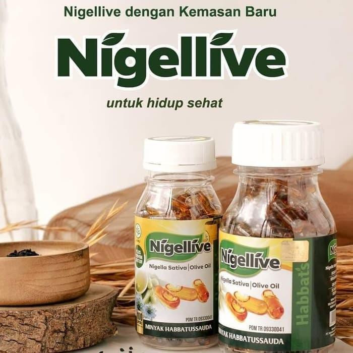 Nigellive Minyak Habbatussauda Nigella Sativa olive oil