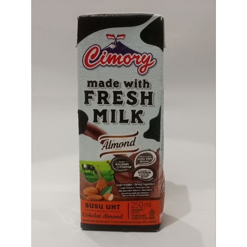 Cimory Susu Uht Fresh Milk Kotak 250ml