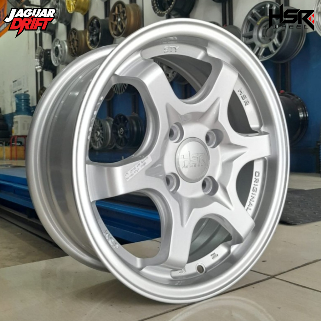 Promo Velg Mobil Murah Ring 14 Untuk Mobil Xenia, Accord VTI, Xenia Pelek Hsr STY Warna Silver - Tok