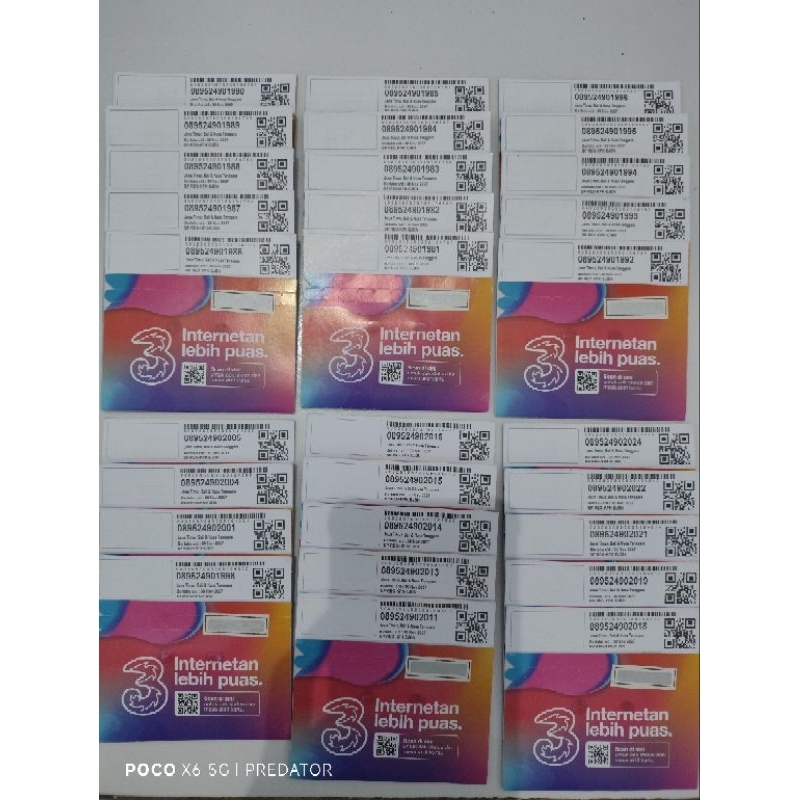 Nomor Tri Cantik Seri Tahun