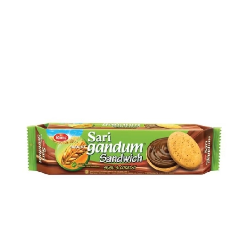 

Roma Sari Gandum Sandwich Coklat 108gr