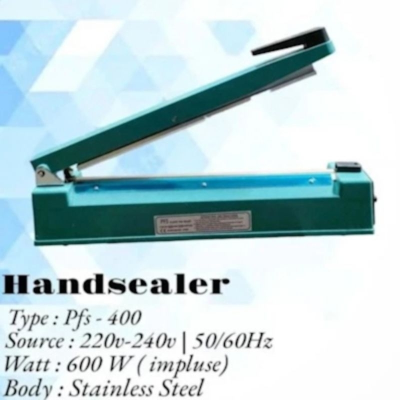 Mesin pres plastik/40 cm/ Manual/ Sealer