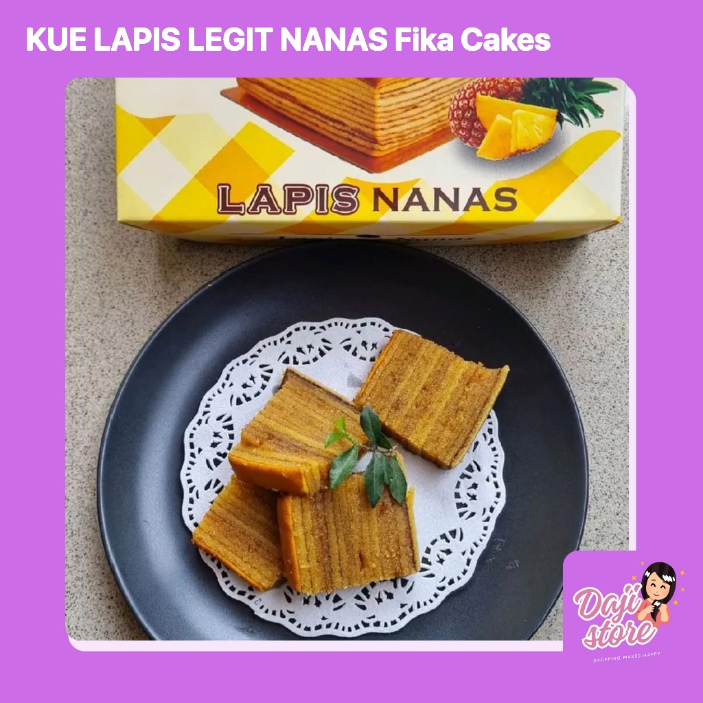 

KUE LAPIS LEGIT NANAS ASAM MANIS HALAL - Fika Cakes