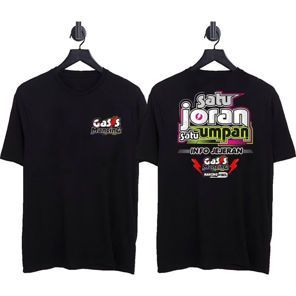 KAOS DISTRO GASS MANCING DTF DEPAN BELAKANG FYP VIRAL BAHAN HALUS ENAK DIPAKAI SEMUA USIA