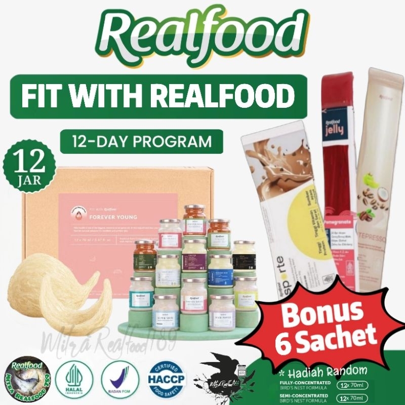 

Realfood 12 Jar Bonus Realmeals / Coffee / Jelly 6 Sct ( Minuman Sarang Burung Walet ) Harga Promo