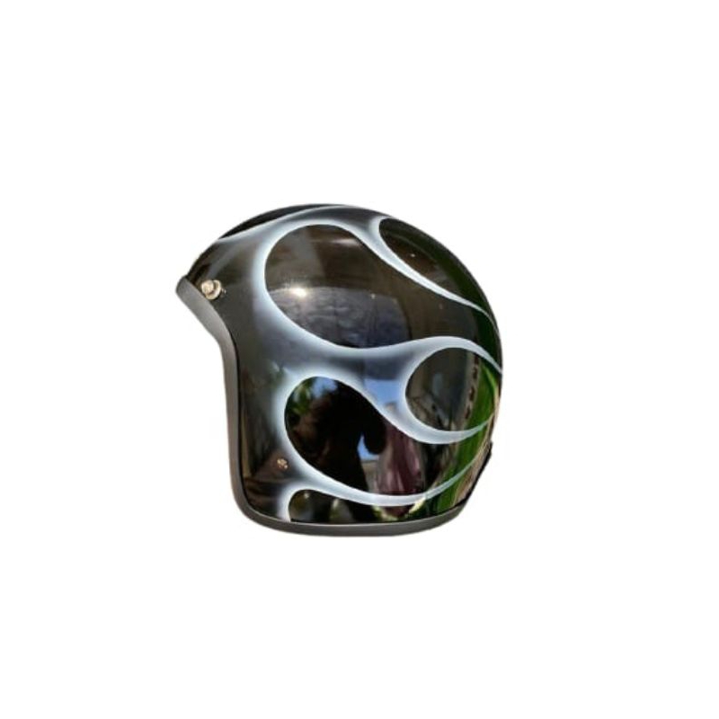 GNR Helm Slimhead Airbsuh Motif Api Black Gold