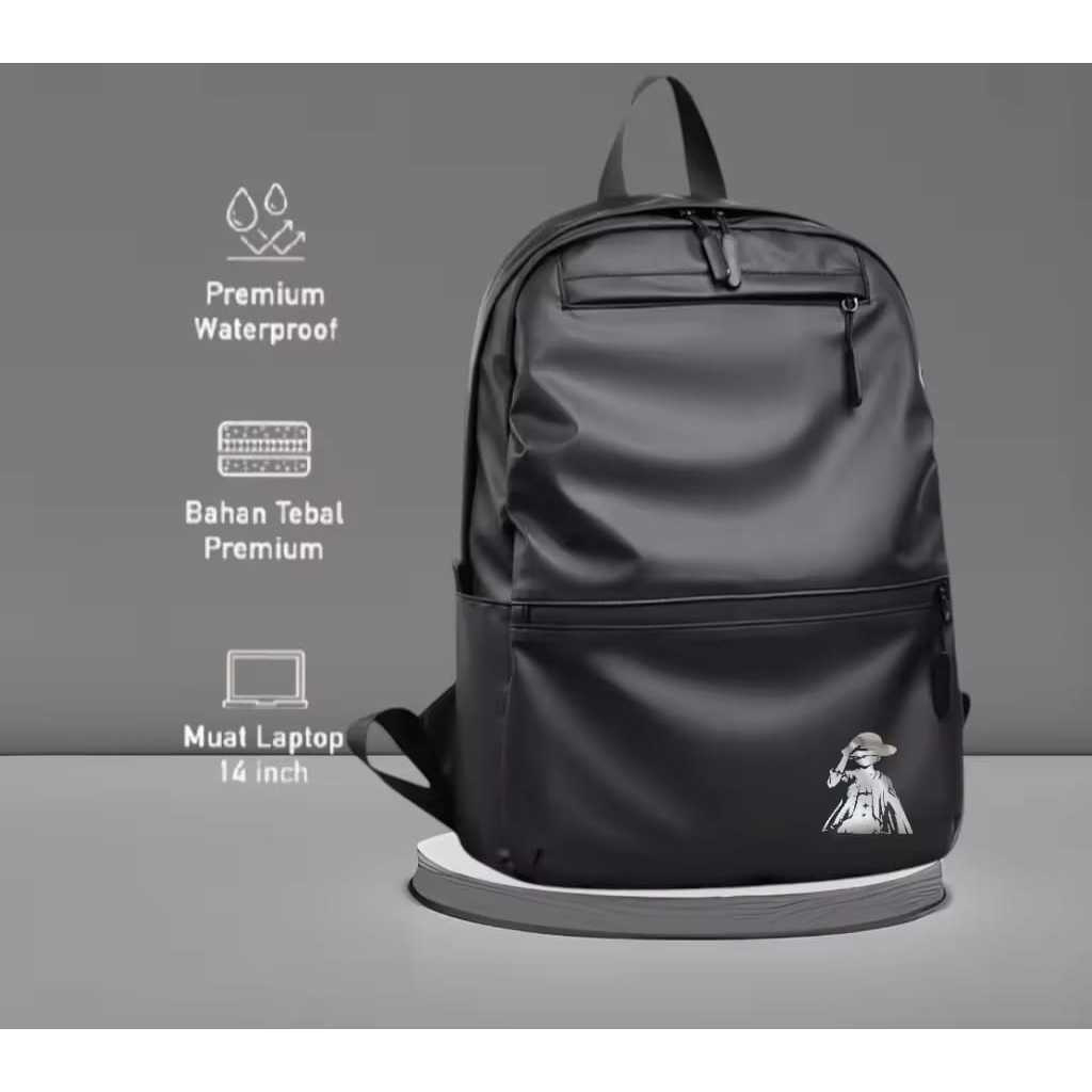 Ransel Pria Wanita Anti Air Waterproof Premium Backpack Ransel Tas Laptop Tas sekolah
