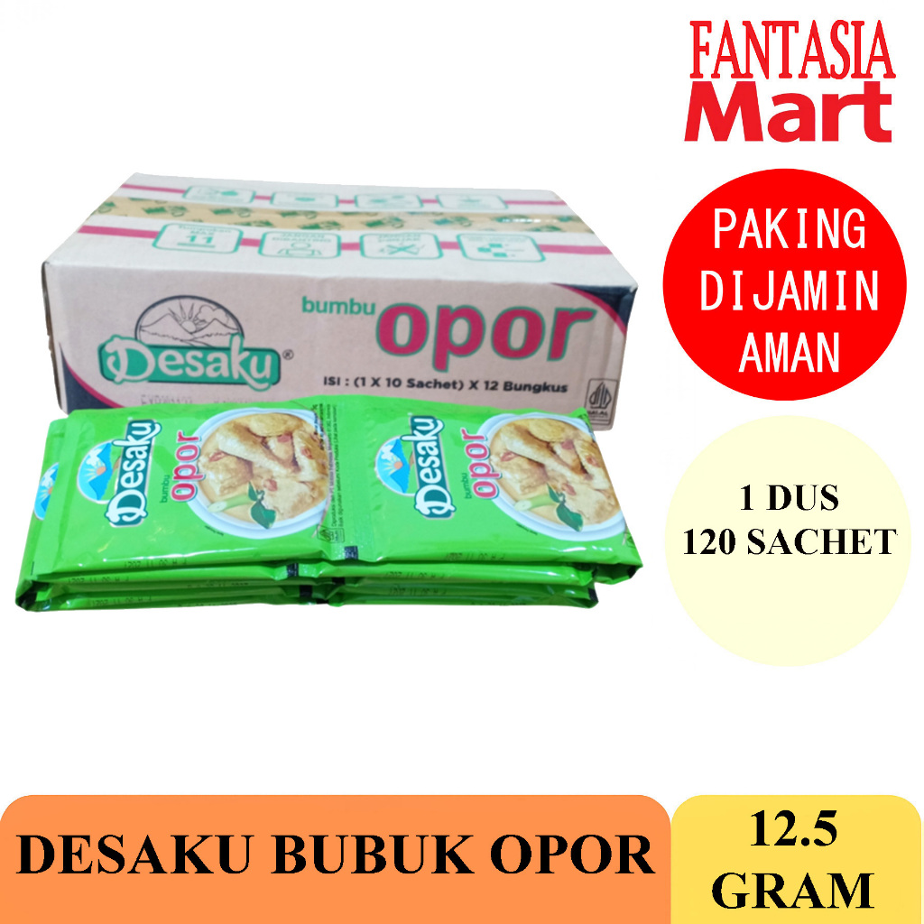 

DESAKU BUBUK OPOR 12,5 GRAM DUS NON COD FANTASIA DENGAN PAKING AMAN
