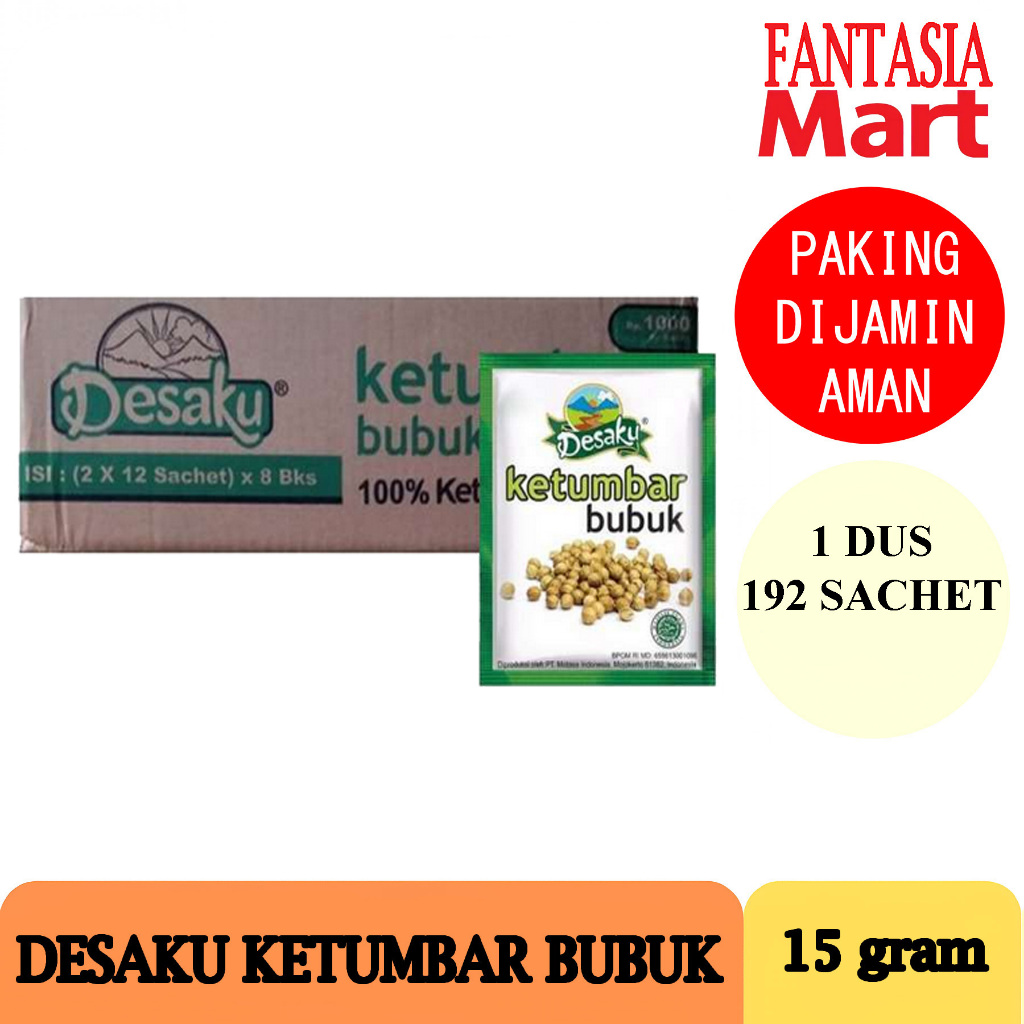 

DESAKU BUBUK KETUMBAR 15 GRAM DUS NON COD FANTASIA DENGAN PAKING AMAN