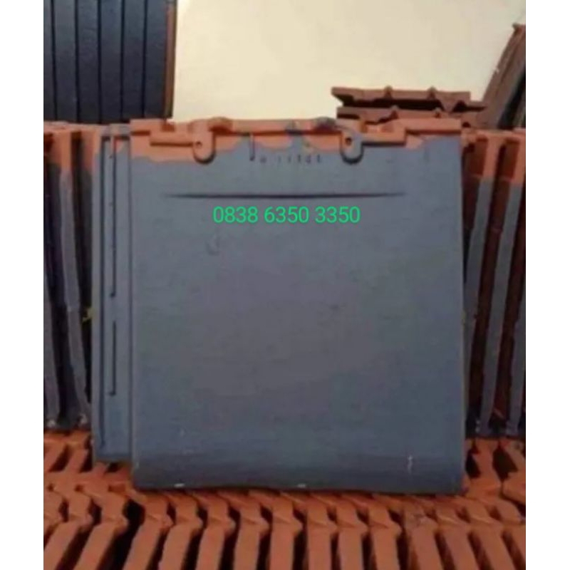Genteng kanmuri full flat medi grey