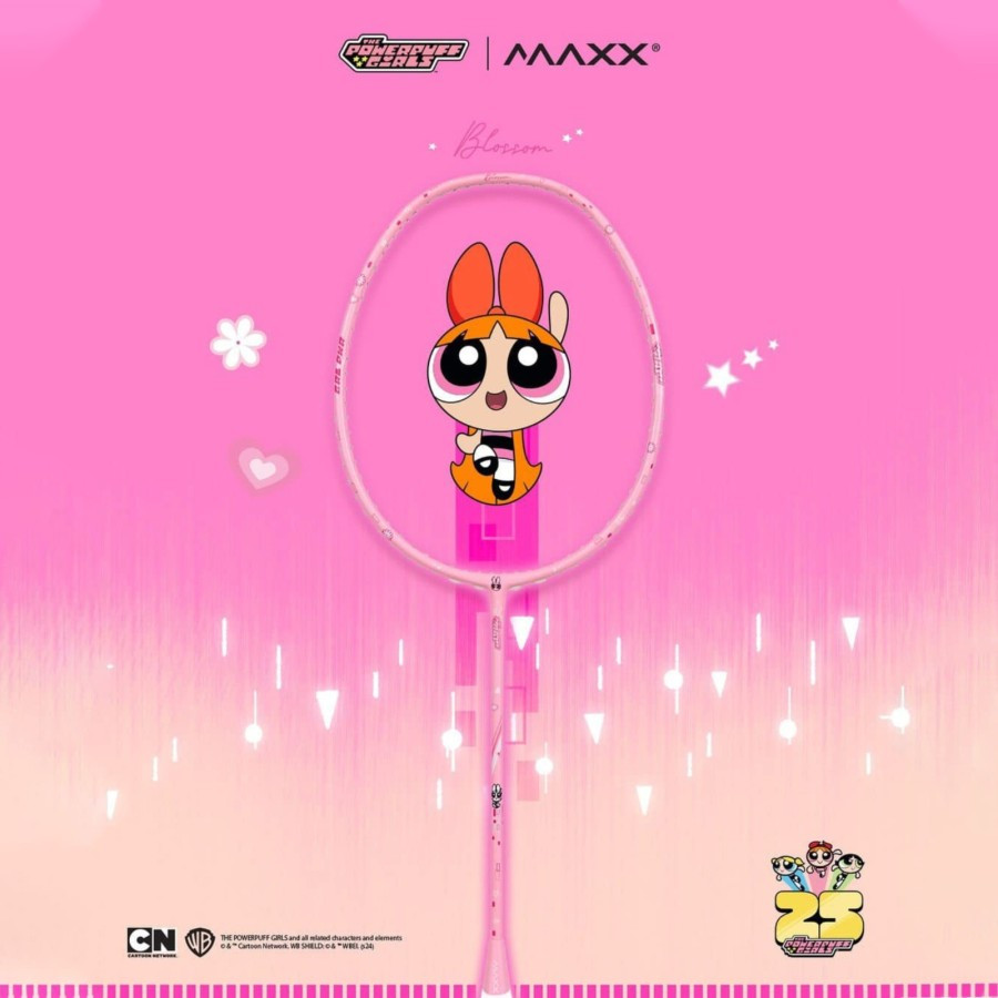 Raket Badminton PowerPuff Power Puff Girl Pink