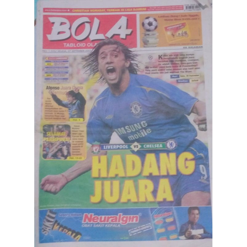 Tabloid BOLA ,Selasa 27 September 2005