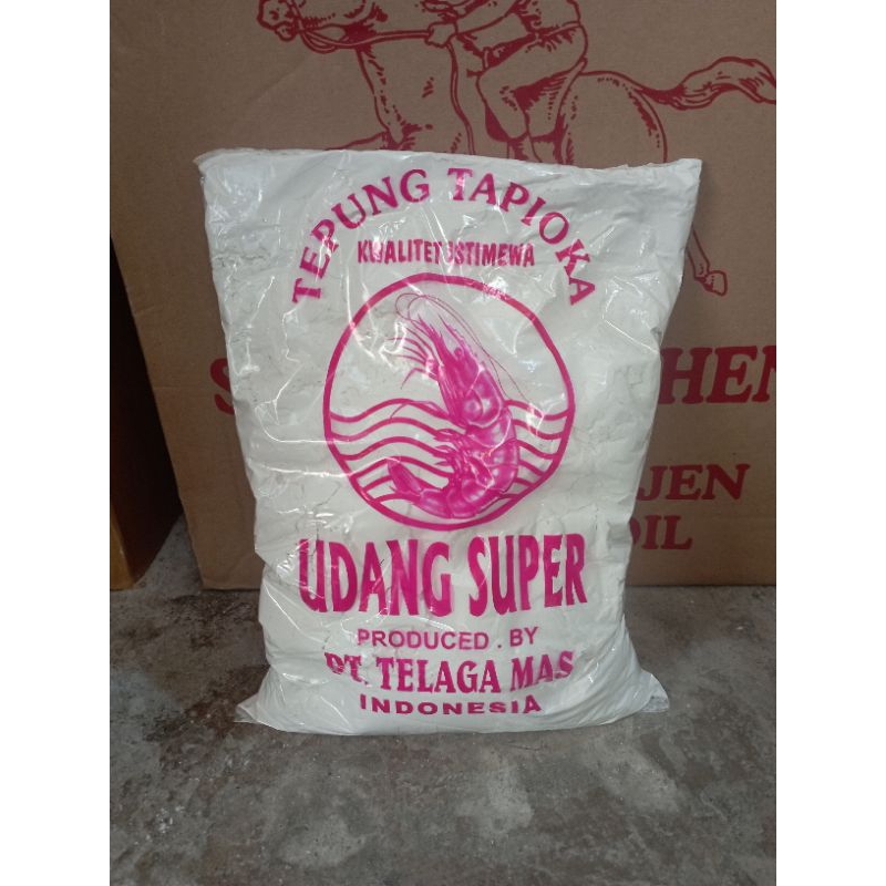 

TEPUNG TAPIOKA CAP UDANG SUPER 850gram PRAKTIS | BAKSO BUBUR JAJAN