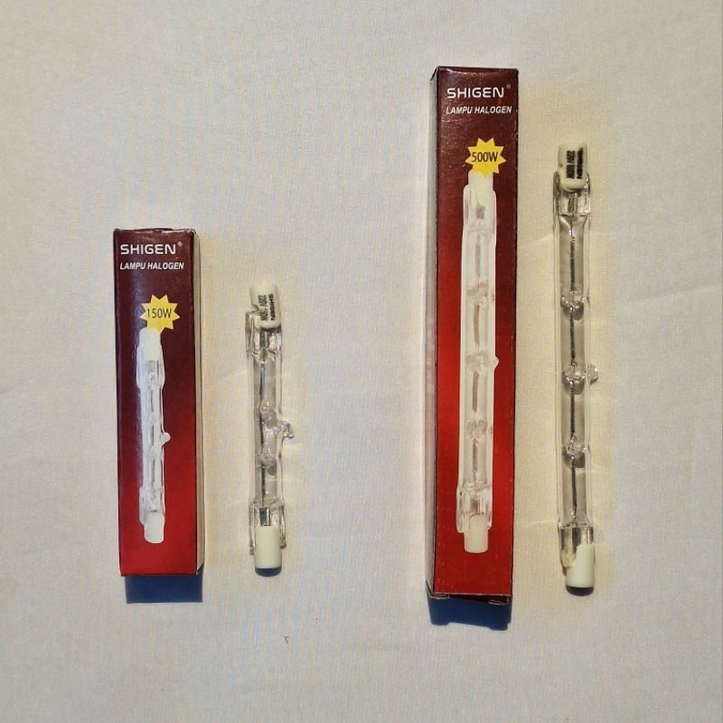 [Shigen] Lampu halogen stick 150 watt, 500 watt