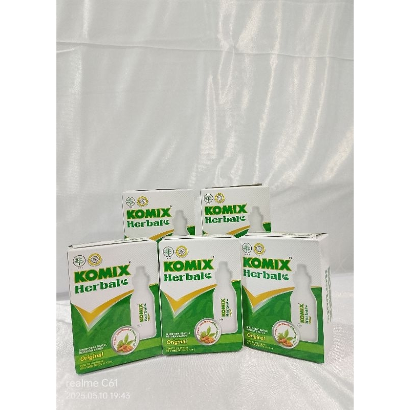 KOMIX Herbal @4 tube botol/box