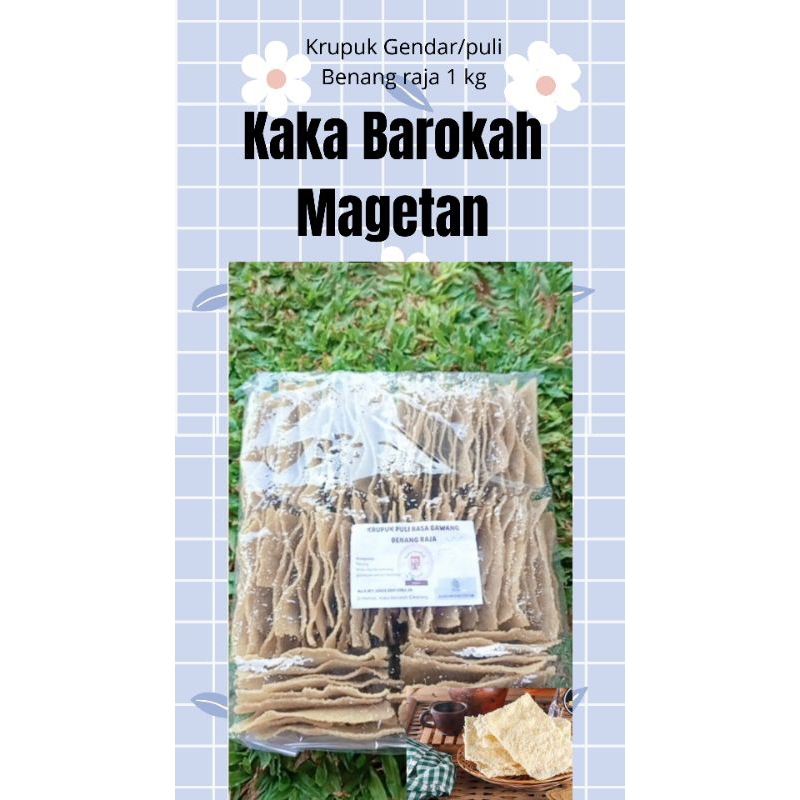 

PROMO Krupuk gendar/puli 1 kg benang raja Kaka barokah Magetan
