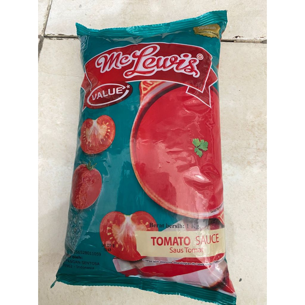 

Mc lewis saus tomat 1kg || Tomato Sauce