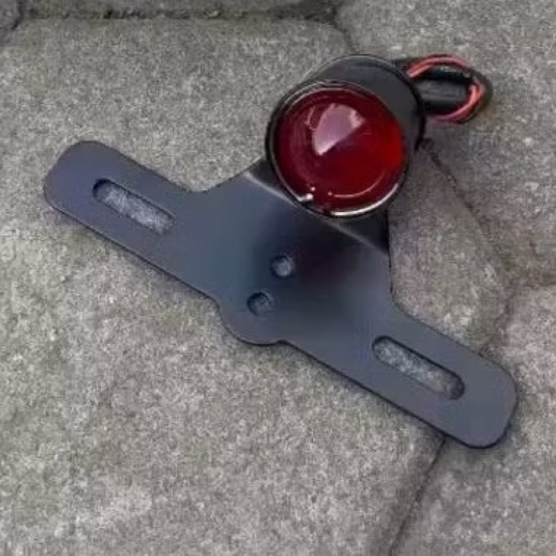 Lampu stop japstyle custom bulat all motor GL tiger Megapro Byson Scorpio thunder Vixion