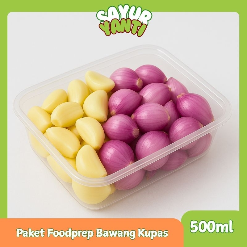 

[KIRIM INSTAN] Paket Foodprep Bawang Merah & Bawang Putih - Sayur Yanti