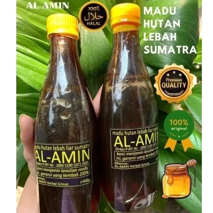 

Madu Hutan Lebah Liar Sumatra Al Amin 100%Madu asli Madu Hutan Madu lebah liar Madu Sumatra Bergaransi 200%