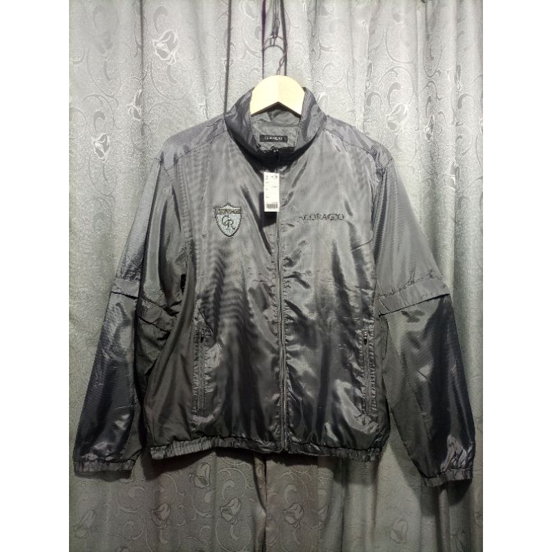 Jaket WB Coragio_Windbreaker Coragio_Abu_Size L
