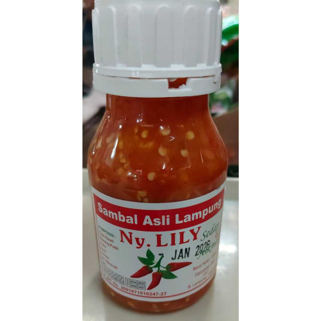 

Sambel asli Lampung ny. lily 350ml botol