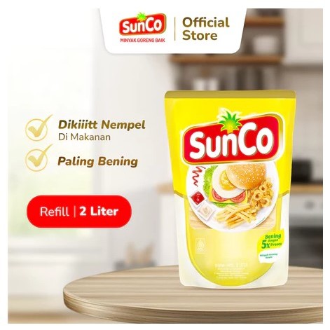 

Sunco Minyak Goreng Refill 2L Krispi Dan Bening