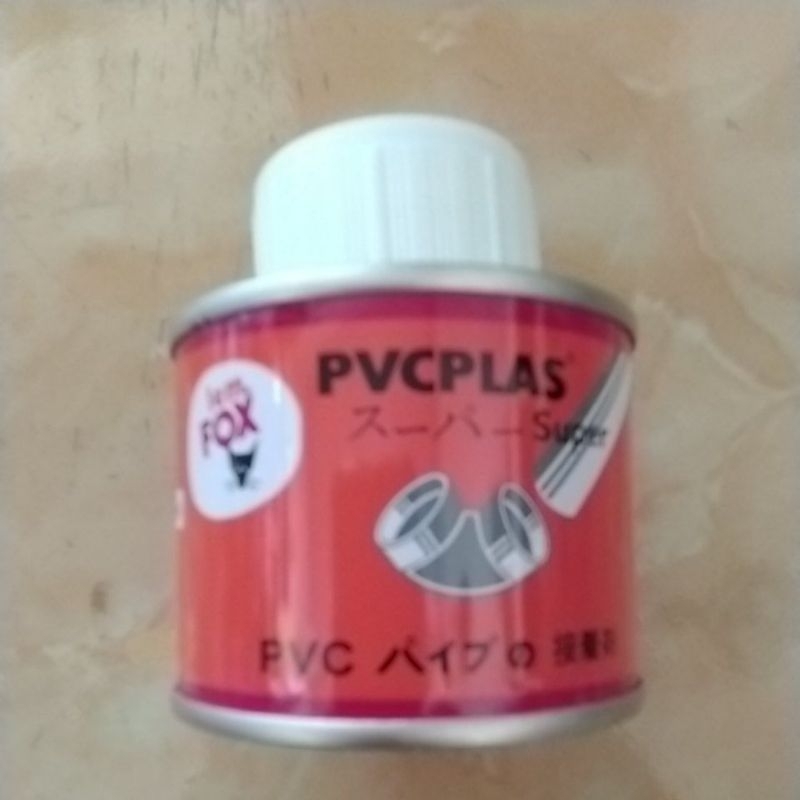 lem pipa PVC  plas kuas