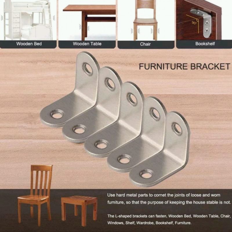 Siku penyangga rak dinding stainless steel | Siku L untuk Ambalat Braket