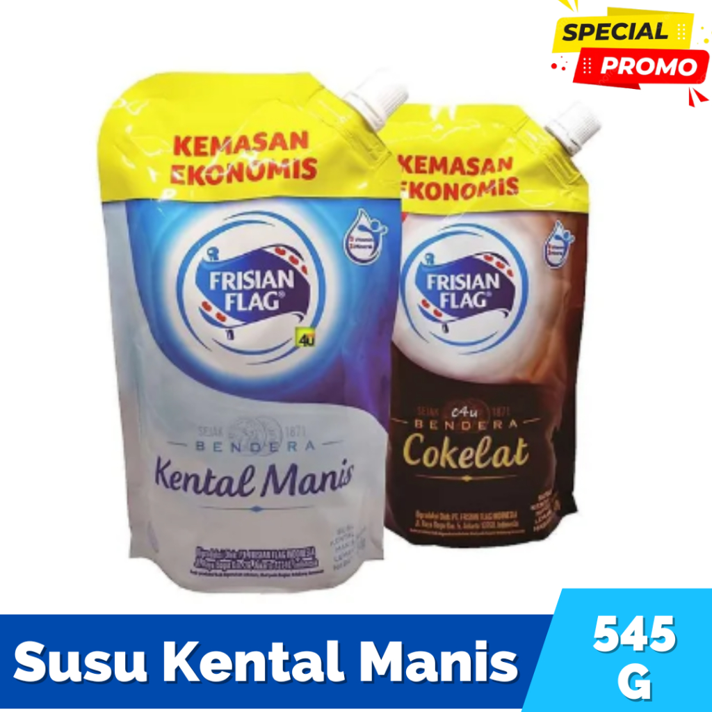 

Frisian Flag Susu Kental Manis Cokelat Pouch 545 g